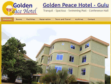 Tablet Screenshot of goldenpeacehotel.com